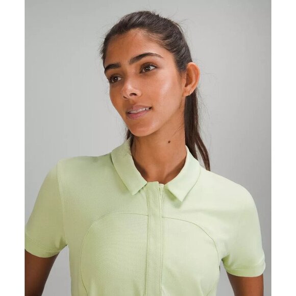 Quick-Drying Short Sleeve Polo - Creamy Mint - Picture 2 of 5
